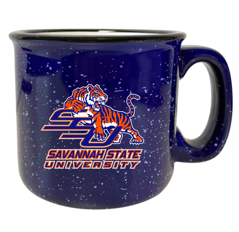 Savannah State University Speckled Ceramic Camper Coffee Mug - Choose Your Color