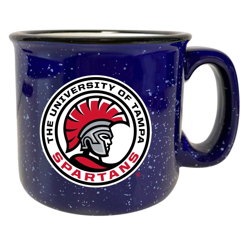 University of Tampa Spartans Speckled Ceramic Camper Coffee Mug - Choose Your Color