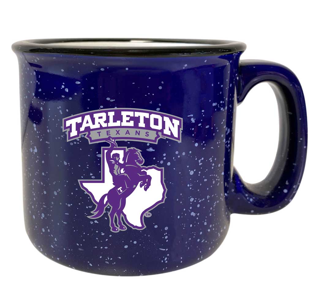 Tarleton State University Speckled Ceramic Camper Coffee Mug (Choose Your Color).