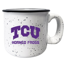 Load image into Gallery viewer, Texas Christian University Speckled Ceramic Camper Coffee Mug - Choose Your Color
