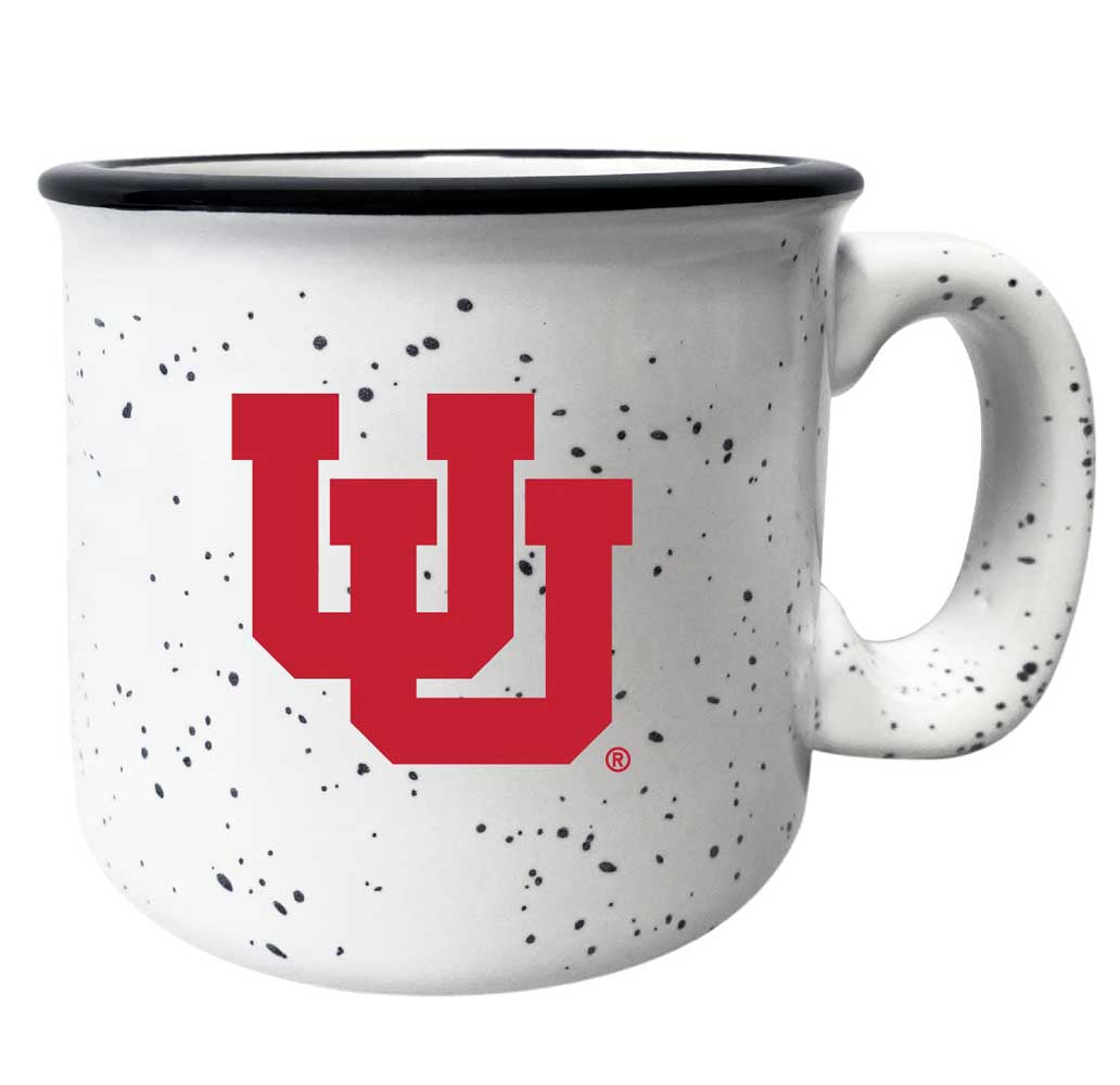 Utah Utes Speckled Ceramic Camper Coffee Mug - Choose Your Color