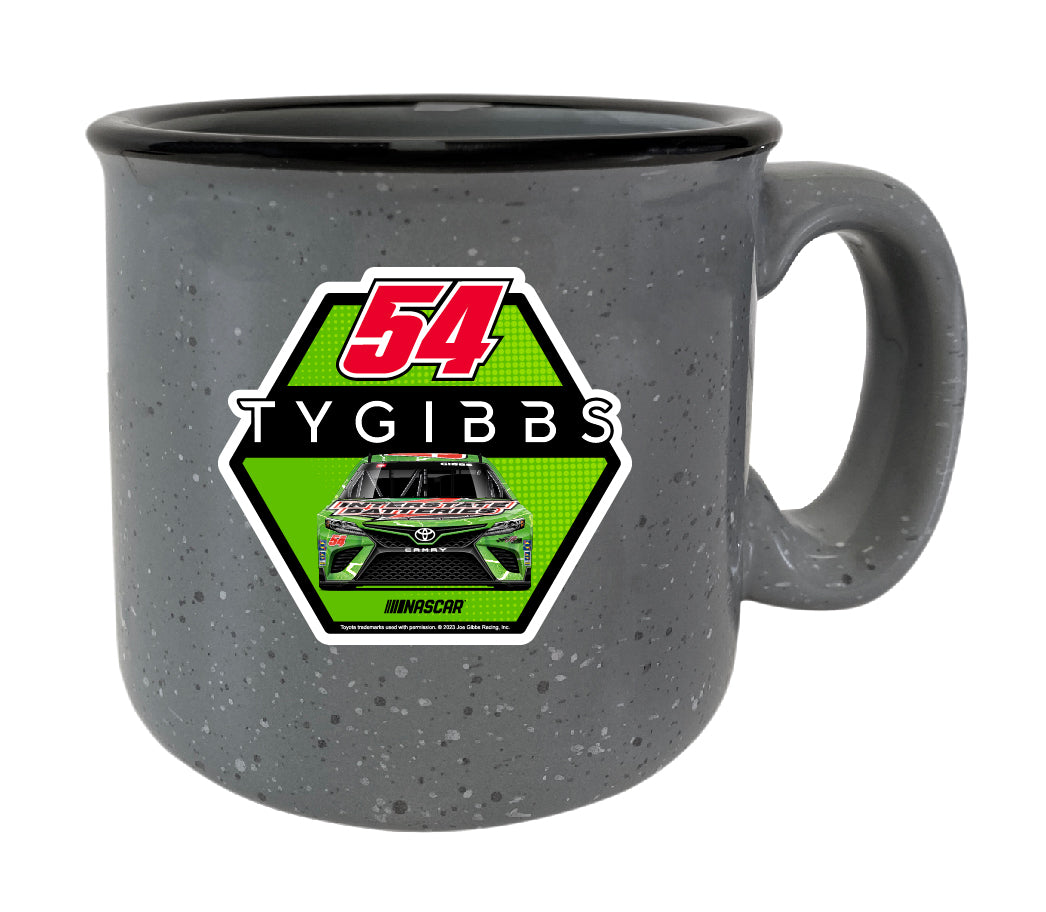 #54 Ty Gibbs Officially Licensed Ceramic Camper Mug 16oz