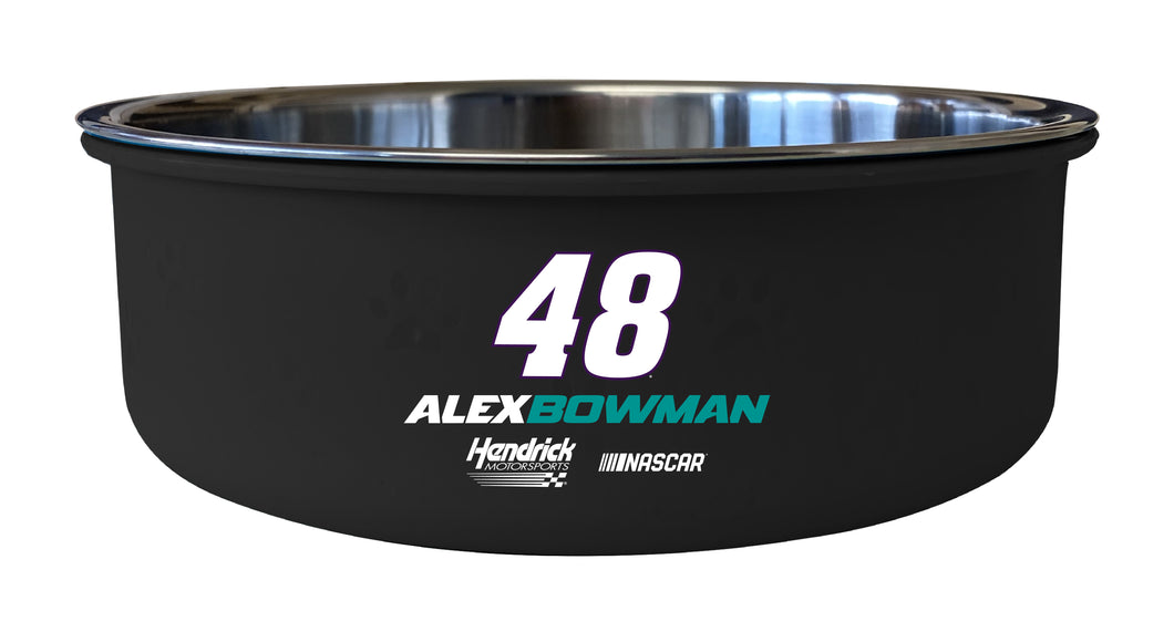 #48 Alex Bowman Officially Licensed 5x2.25 Pet Bowl