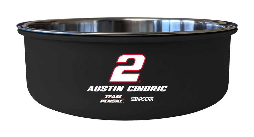 #2 Austin Cindric Officially Licensed 5x2.25 Pet Bowl