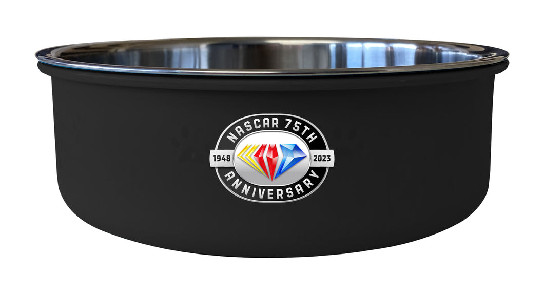 NASCAR 75 Year Anniversary Officially Licensed 5x2.25 Pet Bowl