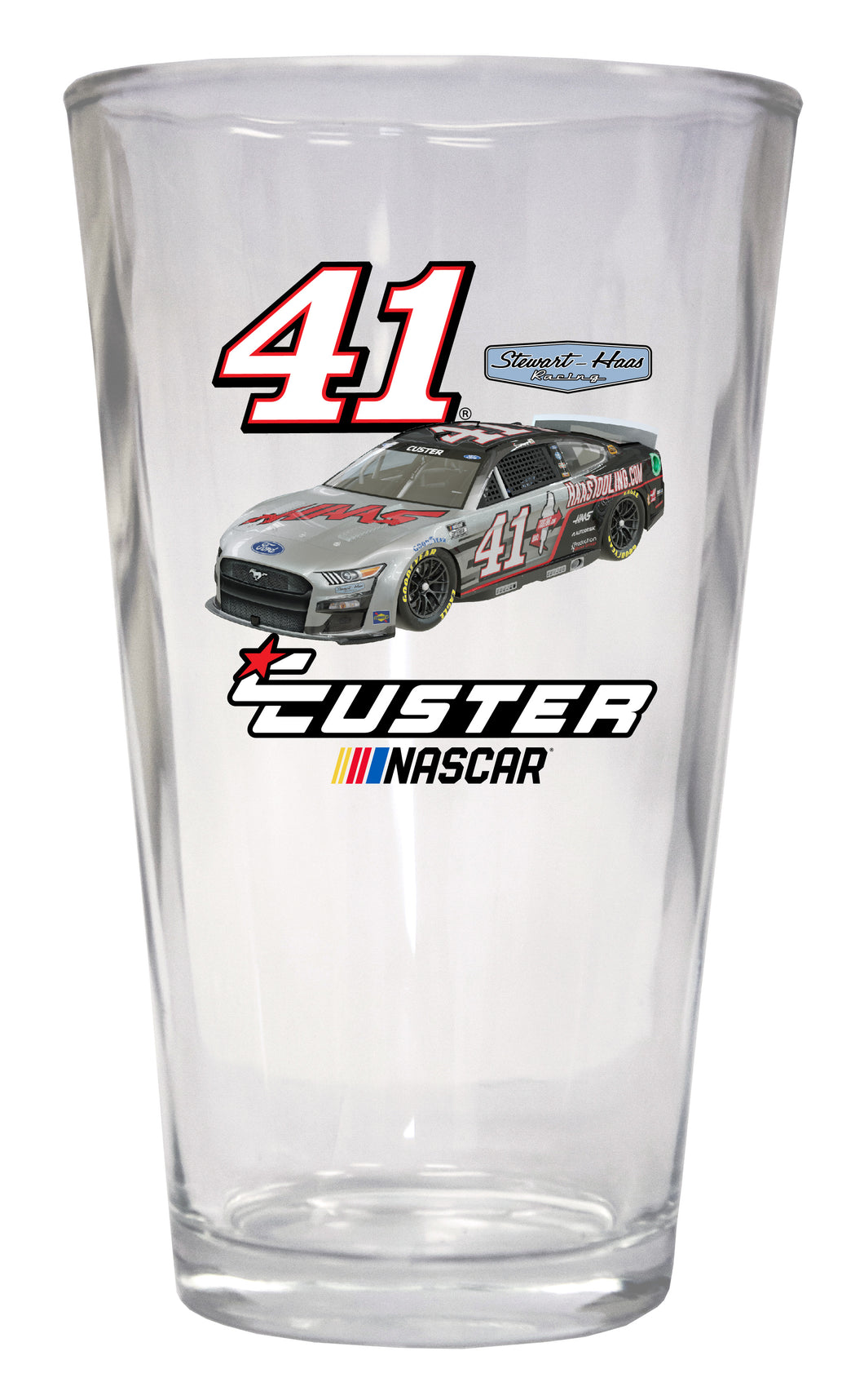 Nascar #41 Cole Custer Pint Glass New for 2022