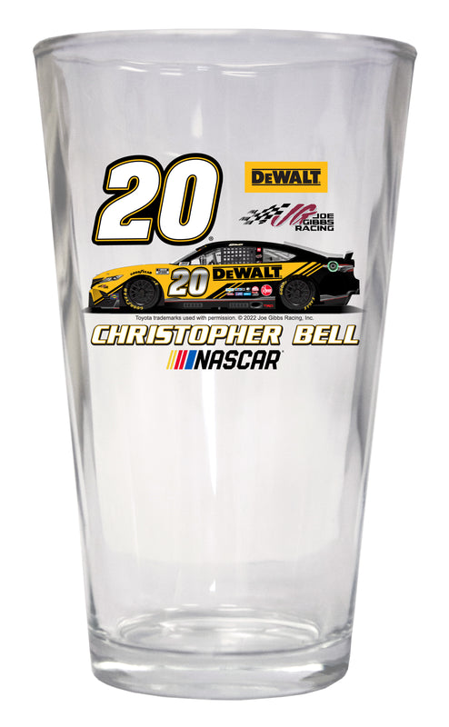 #20 Christopher Bell  Pint Glass