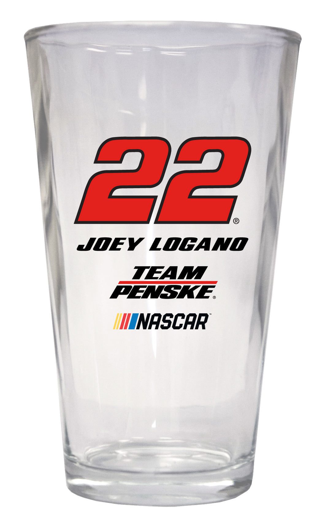 Joey Logano #22  NASCAR Pint Glass New for 2020