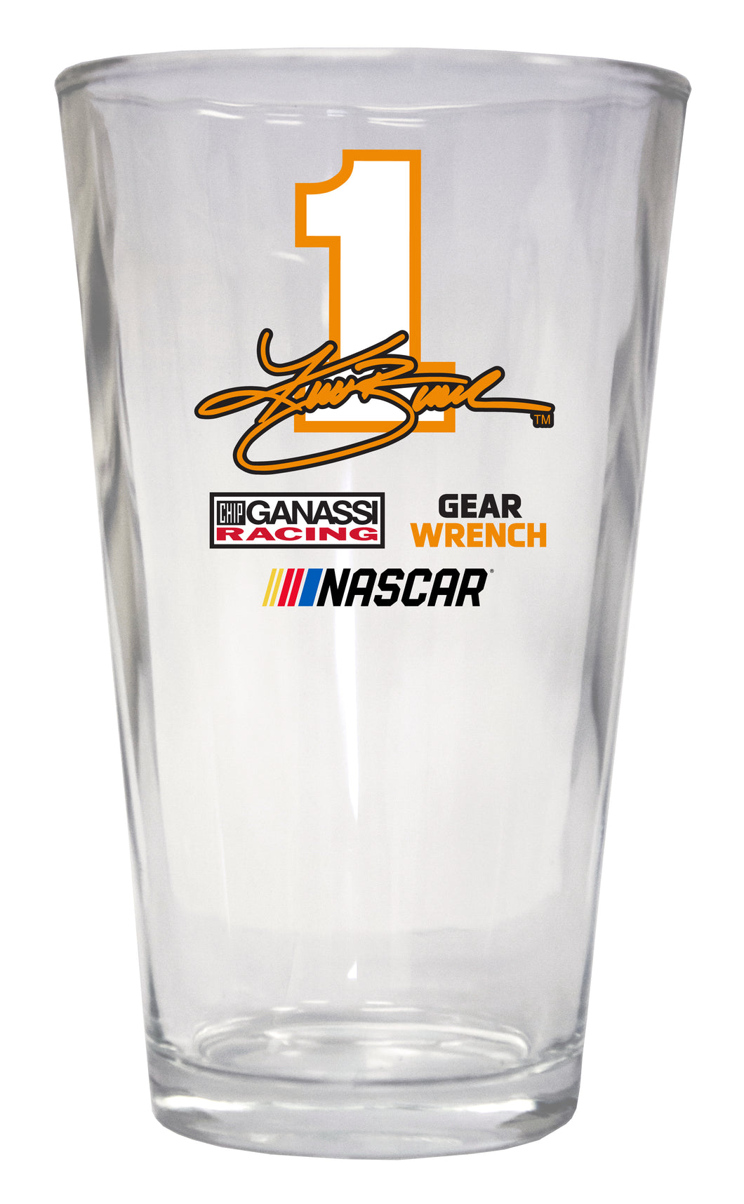 Kurt Busch #1 NASCAR Cup Series 16 oz Pint Glass