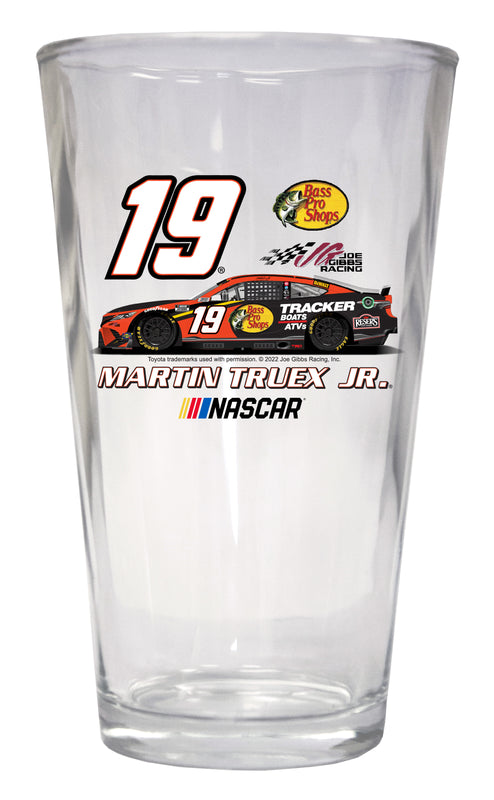 #19 Martin Truex Jr.  Pint Glass