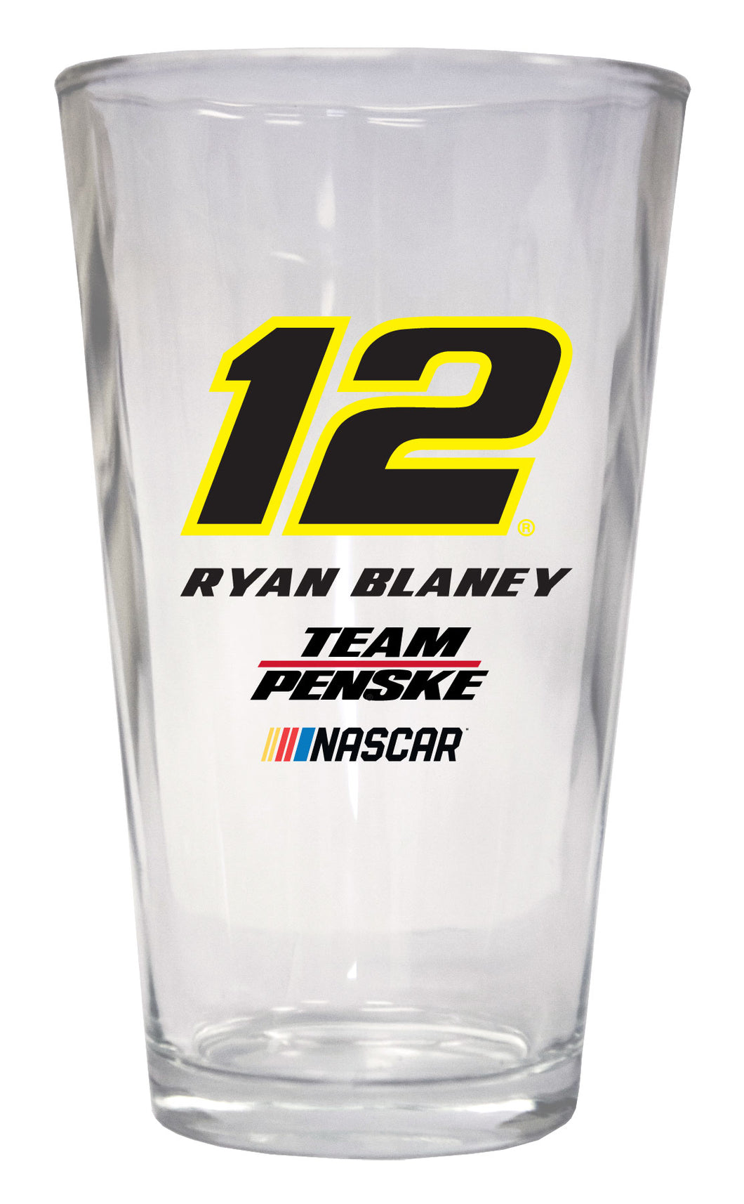 Ryan Blaney #12  NASCAR Pint Glass New for 2020