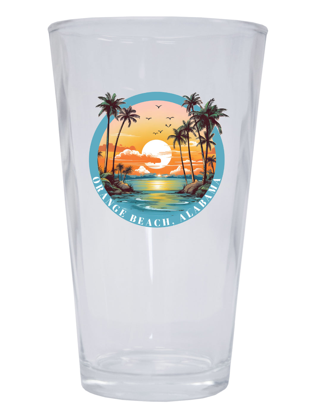 Orange Beach Alabama Souvenir 16 oz Pint Glass