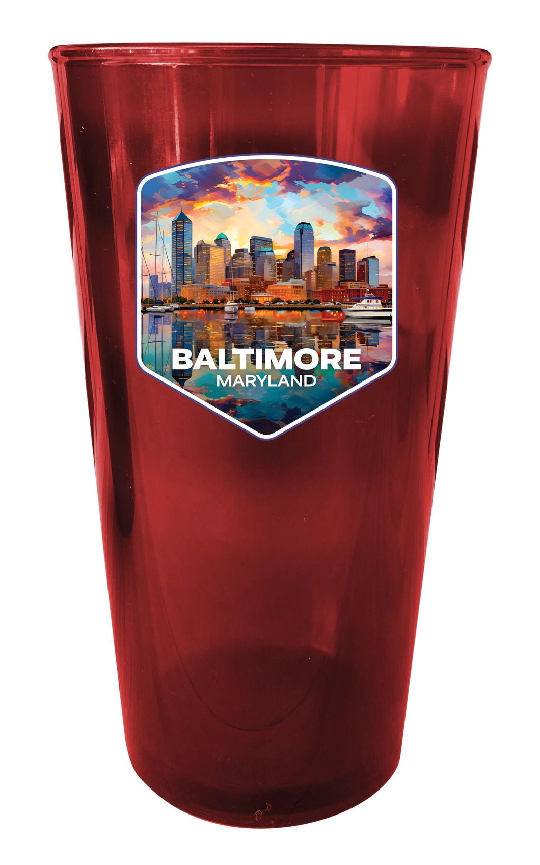 Baltimore Maryland A Souvenir Plastic 16 oz pint