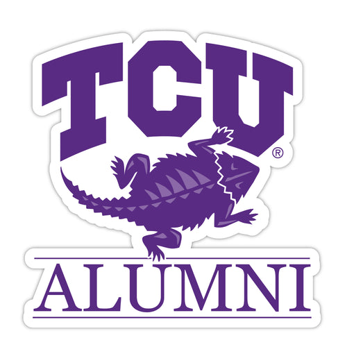 Texas Christian University 4-Inch Alumni NCAA Vinyl Sticker - Durable School Spirit Decal