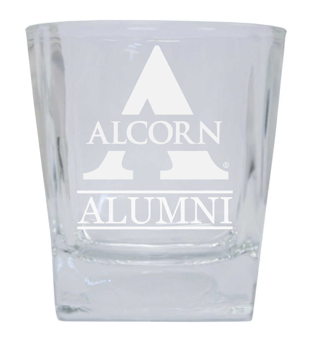 Alcorn State Braves Etched Alumni 5 oz Shooter Glass Tumbler 4-Pack