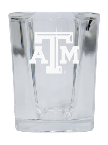Texas A&M Aggies NCAA Collector's Edition 2oz Square Shot Glass - Laser Etched Logo 