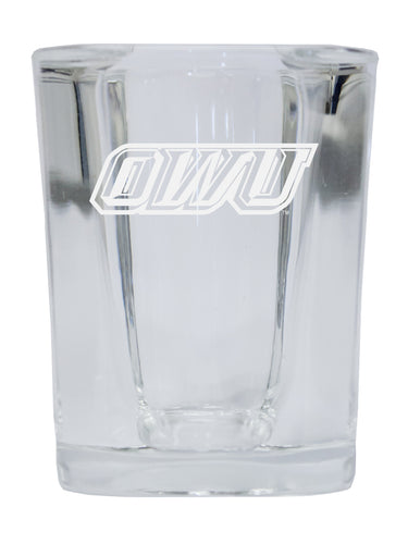 Ohio Wesleyan University NCAA Collector's Edition 2oz Square Shot Glass - Laser Etched Logo 