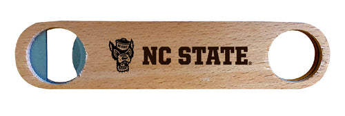NC State Wolfpack NCAA Elegant Laser-Etched Wooden Bottle Opener - Collegiate Bar Accessory
