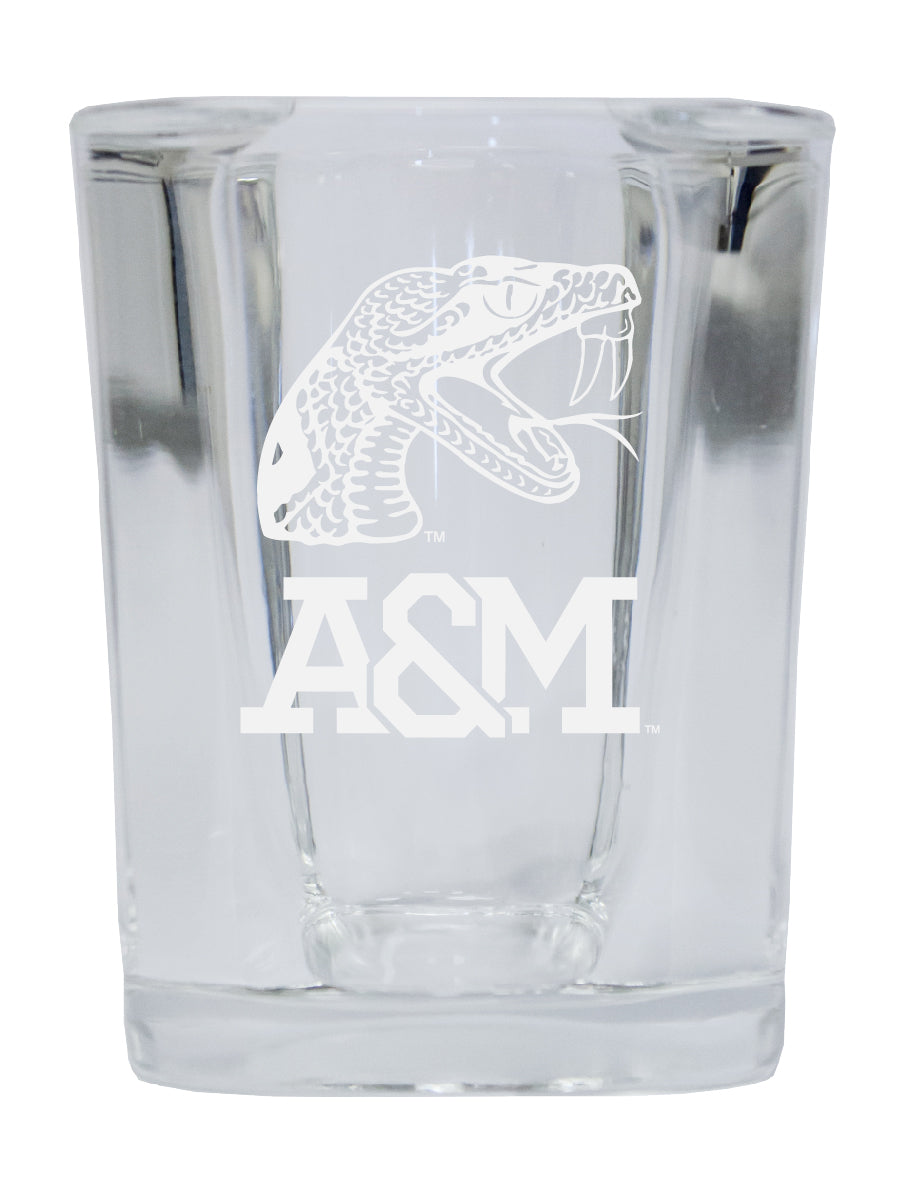 Florida A&M Rattlers NCAA Collector's Edition 2oz Square Shot Glass - Laser Etched Logo 