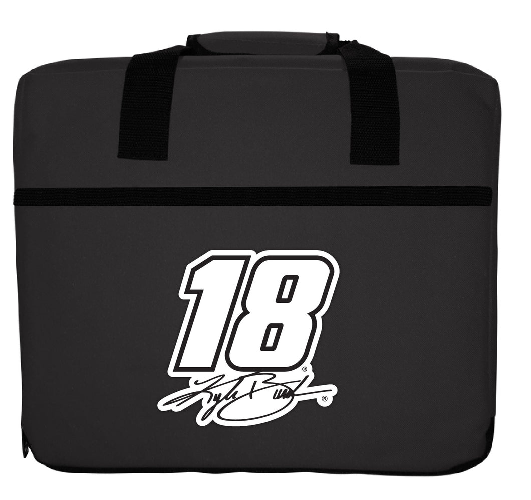 R and R Imports Officially Licensed NASCAR Kyle Busch #18 Single Sided Seat Cushion New for 2020