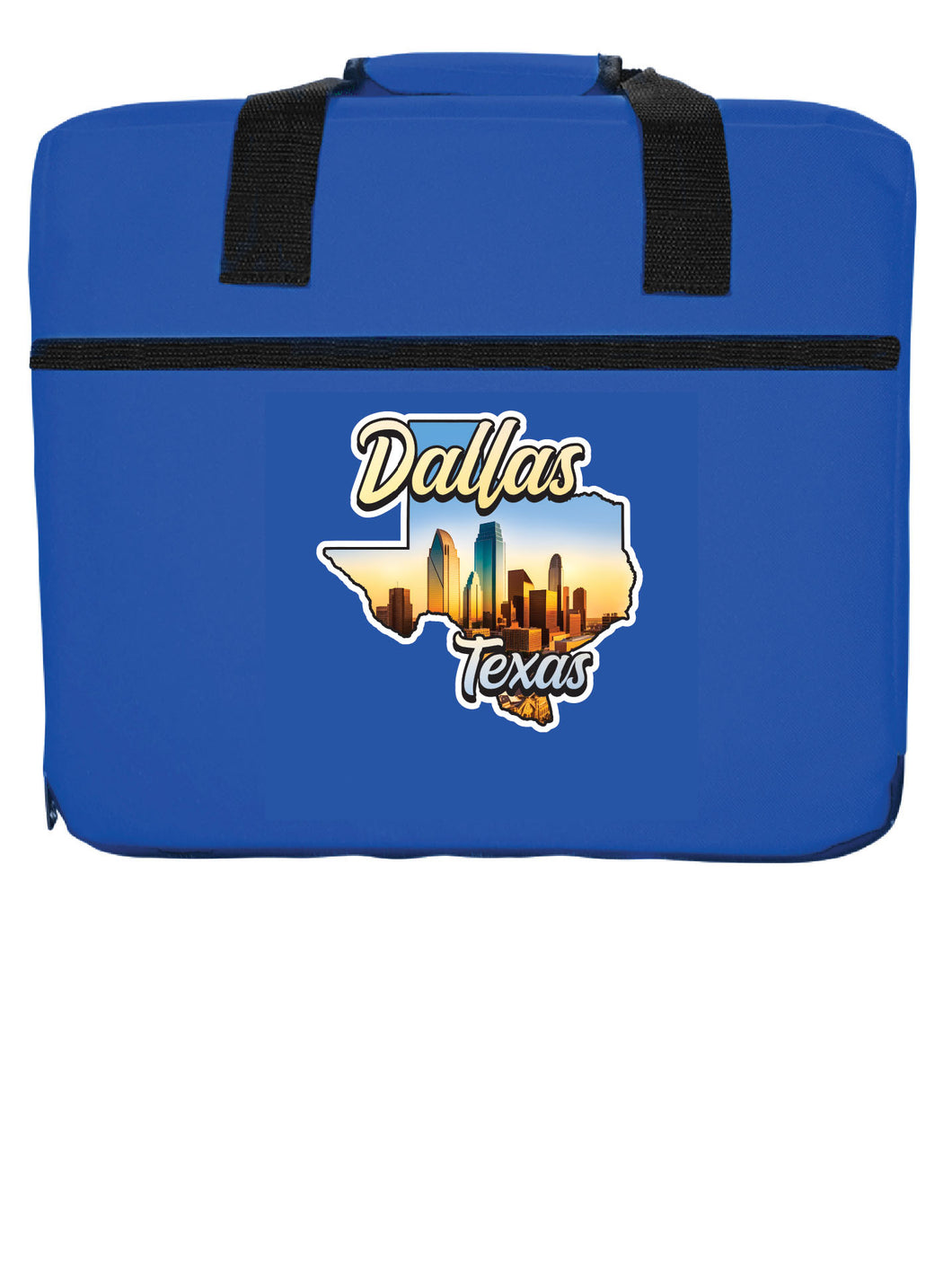 Dallas Texas Design A Souvenir Destination Seat Cushion