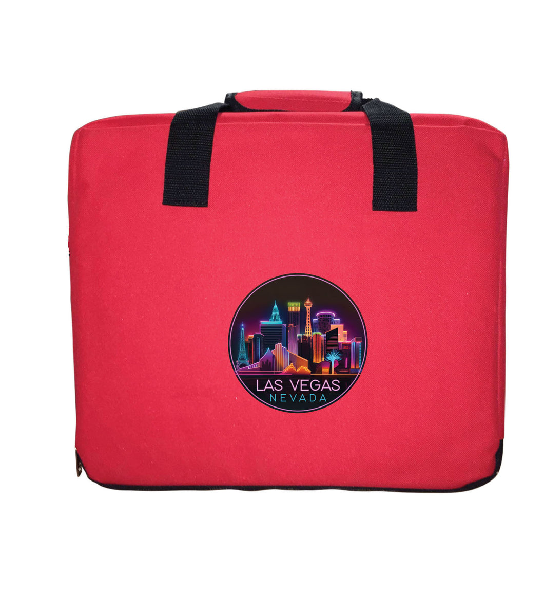 Las Vegas Nevada Design E Souvenir Destination Seat Cushion Red