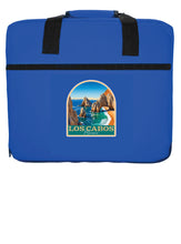 Load image into Gallery viewer, Los Cabos Mexico Design B Souvenir Destination Seat Cushion Red
