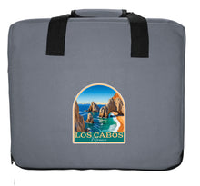 Load image into Gallery viewer, Los Cabos Mexico Design B Souvenir Destination Seat Cushion Red
