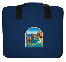 Load image into Gallery viewer, Los Cabos Mexico Design B Souvenir Destination Seat Cushion Red
