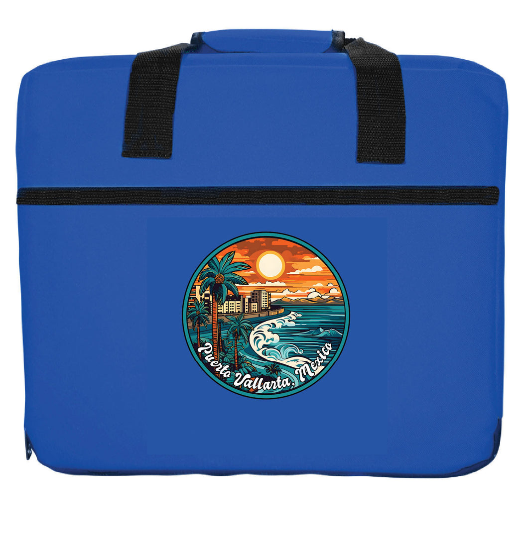 Puerto Vallarta Mexico Design B Souvenir Destination Seat Cushion