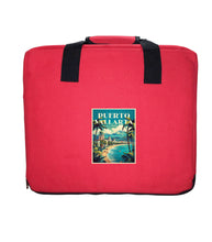 Load image into Gallery viewer, Puerto Vallarta Mexico Design C Souvenir Destination Seat Cushion Red
