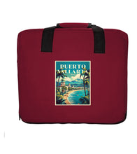 Load image into Gallery viewer, Puerto Vallarta Mexico Design C Souvenir Destination Seat Cushion Red
