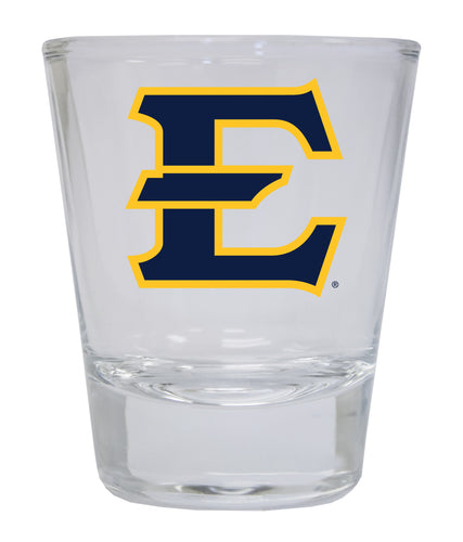 East Tennessee State University NCAA Legacy Edition 2oz Round Base Shot Glass Clear 4-Pack