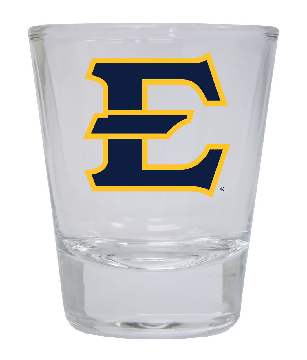 East Tennessee State University Round Shot Glass 4-Pack
