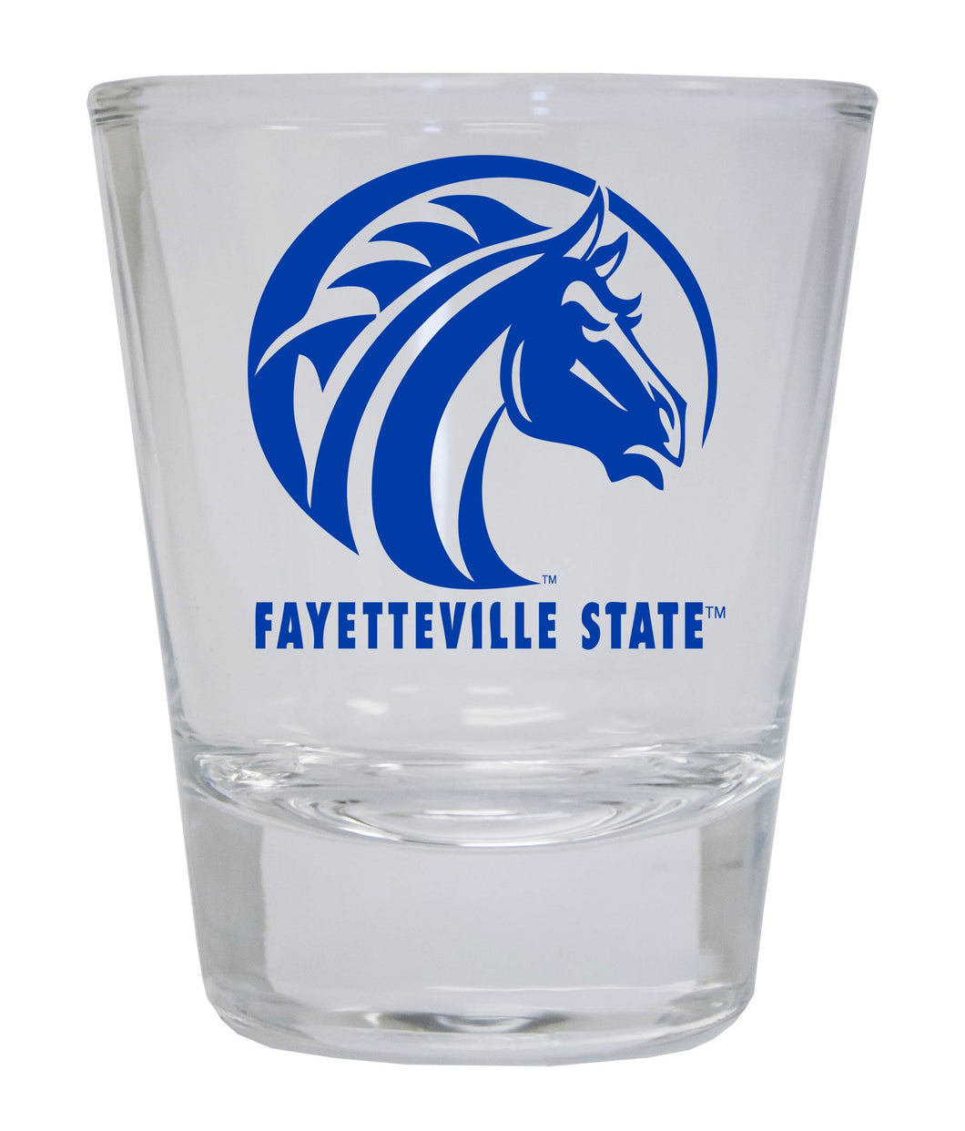 Fayetteville State University NCAA Legacy Edition 2oz Round Base Shot Glass Clear