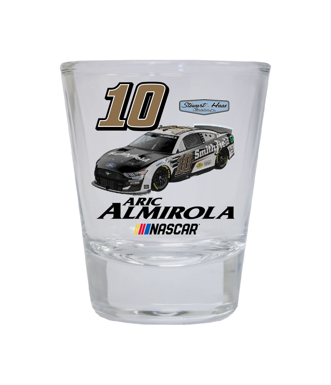 #10 Aric Almirola NASCAR Officially Licensed Round Shot Glass