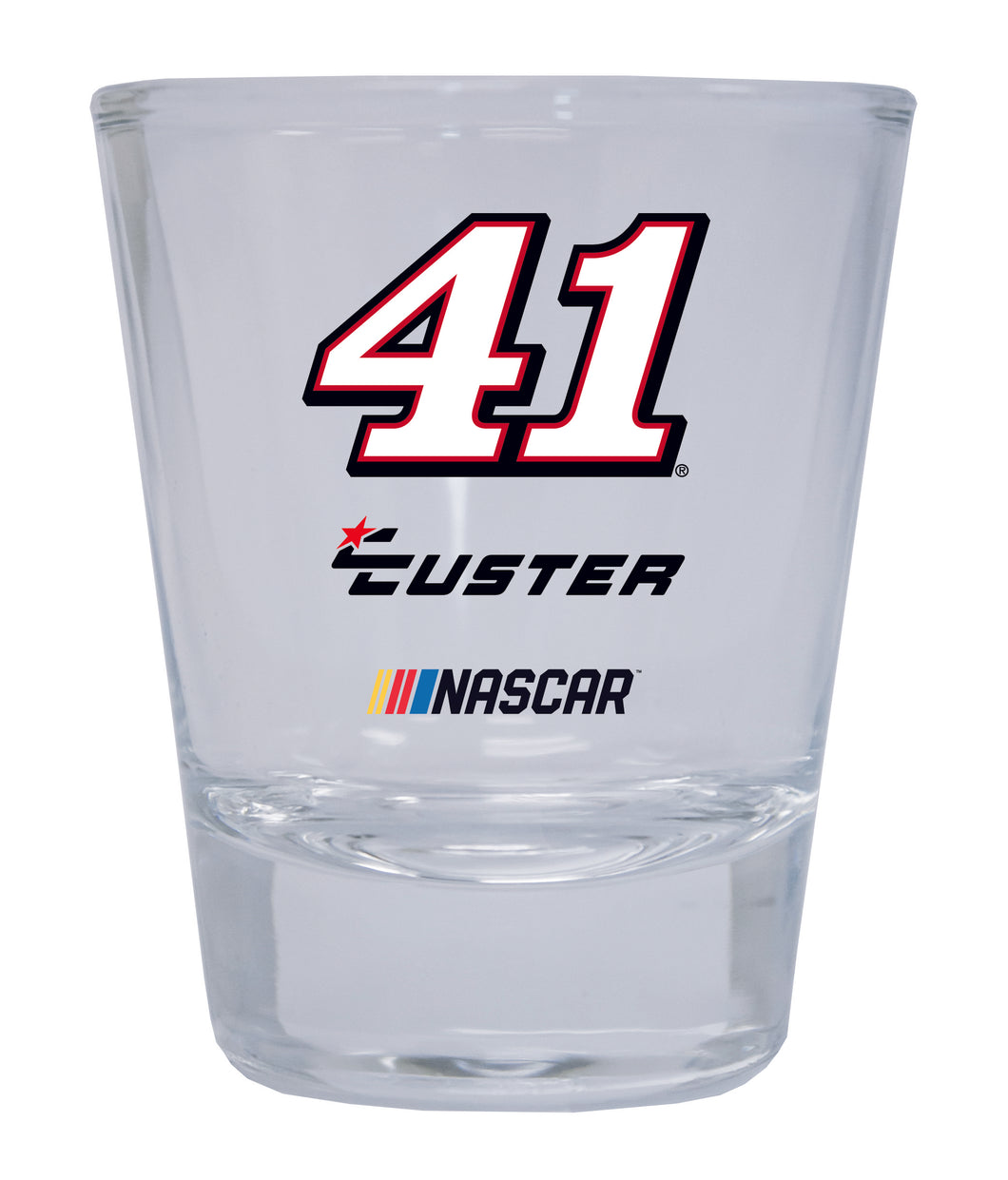 R and R Imports Officially Licensed NASCAR Cole Custer #41 Shot Glass Round