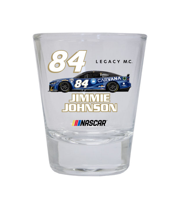 #84 Jimmie Johnson NASCAR Officially Licensed Round Shot Glass