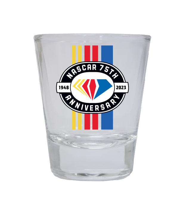 NASCAR 75 Year Anniversary Officially Licensed Round Shot Glass