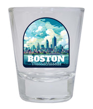 Load image into Gallery viewer, Boston Massachusetts A Souvenir 1.5 Ounce Shot Glass Round
