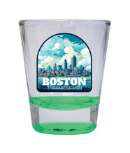 Load image into Gallery viewer, Boston Massachusetts A Souvenir 1.5 Ounce Shot Glass Round
