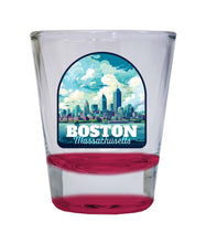 Load image into Gallery viewer, Boston Massachusetts A Souvenir 1.5 Ounce Shot Glass Round
