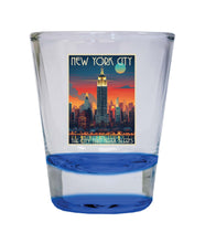 Load image into Gallery viewer, New York City B Souvenir 1.5 Ounce Shot Glass Round
