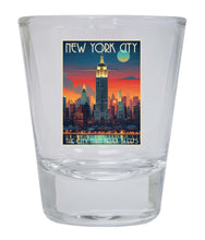 Load image into Gallery viewer, New York City B Souvenir 1.5 Ounce Shot Glass Round
