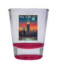 Load image into Gallery viewer, New York City B Souvenir 1.5 Ounce Shot Glass Round
