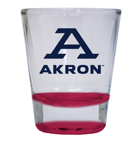Akron Zips NCAA Legacy Edition 2oz Round Base Shot Glass Red