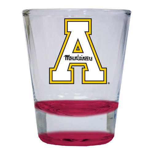 Appalachian State NCAA Legacy Edition 2oz Round Base Shot Glass Red