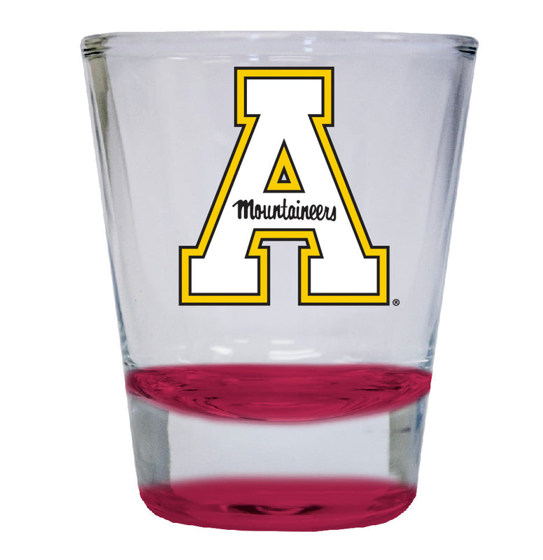 Appalachian State NCAA Legacy Edition 2oz Round Base Shot Glass Red