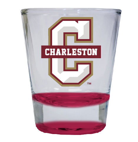 College of Charleston NCAA Legacy Edition 2oz Round Base Shot Glass Red