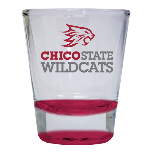 California State University, Chico NCAA Legacy Edition 2oz Round Base Shot Glass Red